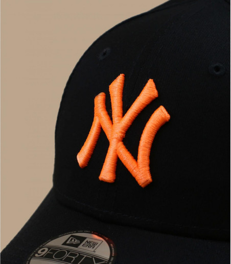 Kids NY black neon orange New Era Kids NY black neon orange New Era